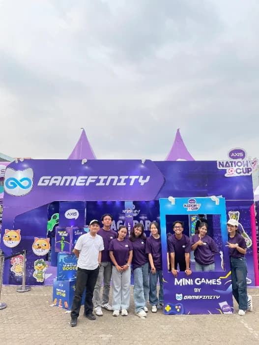 Gamefinity home screen
