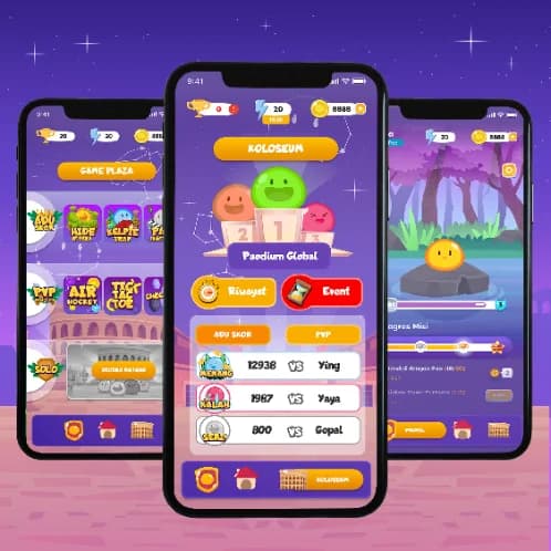 Game level screen